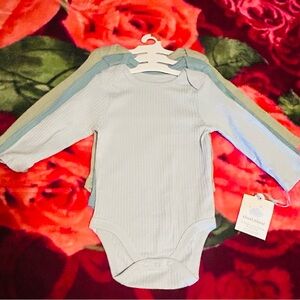 Cloud Island 3 Pack Bodysuits